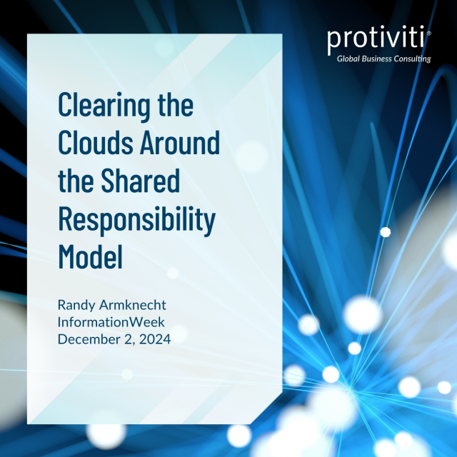 TimMaloneyJr's tweet photo. Protiviti’s Randy Armknecht explains the role and responsibilities of cloud service providers, why misunderstandings arise, and how responsibilities can shift with multi-cloud environments. Learn more! https://t.co/Fl3w8yAebT https://t.co/zAXitolgHQ