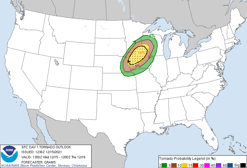 LimWeather's tweet photo. D1 13z 15/12/21 OTD
#ModerateRisk in N #TornadoAlley esp #RochesterMN,#WaterlooIA,#Ames,#Ankeny,#Altoona,#MasonCity,#Urbandale,#WestDesmoines,#FortDodge,#CedarFalls,#LaCrosse
10SIG #Tornado/45SIG #Wind/5%#Hail risks
#Wxtwitter #Wxx #SPC #SevereWx #Derecho #IAwx #MNwx #WIwx #NEwx https://t.co/uLRu5QObrw