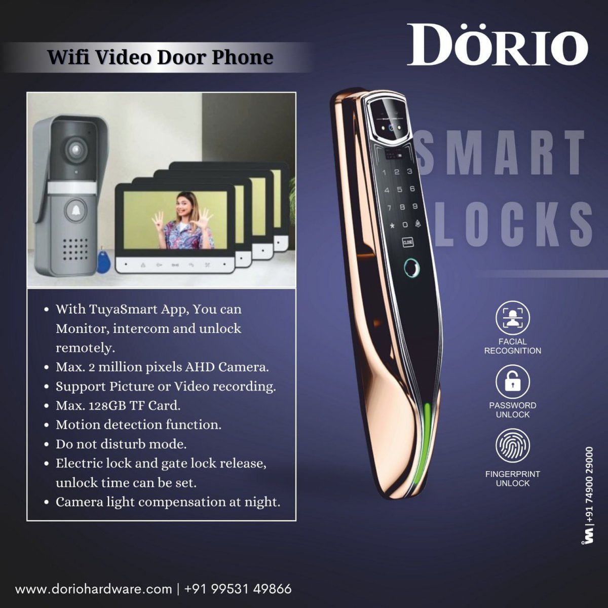 ibais_hardware's tweet photo. DORIO INTERNATIONAL (NEW DELHI)

For enquiry via WhatsApp click:
https://t.co/L5Oz1VSbf8

Mr. Itek Mehta - 99531 49866
#digitallock #smartlock #doorlock #lockhardware #hardwarefitting #fittingproduct
.
@ibais_hardware https://t.co/YBBJQwB3KN