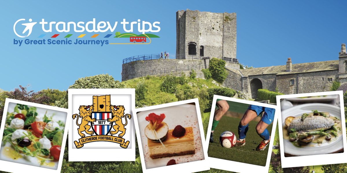 blackburnbusco's tweet photo. 🙌 A DAY OUT IN CLITHEROE! 
👍 Join us for #TransdevTrips in partnership with @GreatScenic this SATURDAY 14 DEC. An amazing day of history, football, fine wine and fabulous music. And you can do it all on #Valleyline from Blackburn.
ℹ️ Info > https://t.co/0fBdaK44l6 https://t.co/arIkh1n0Mv