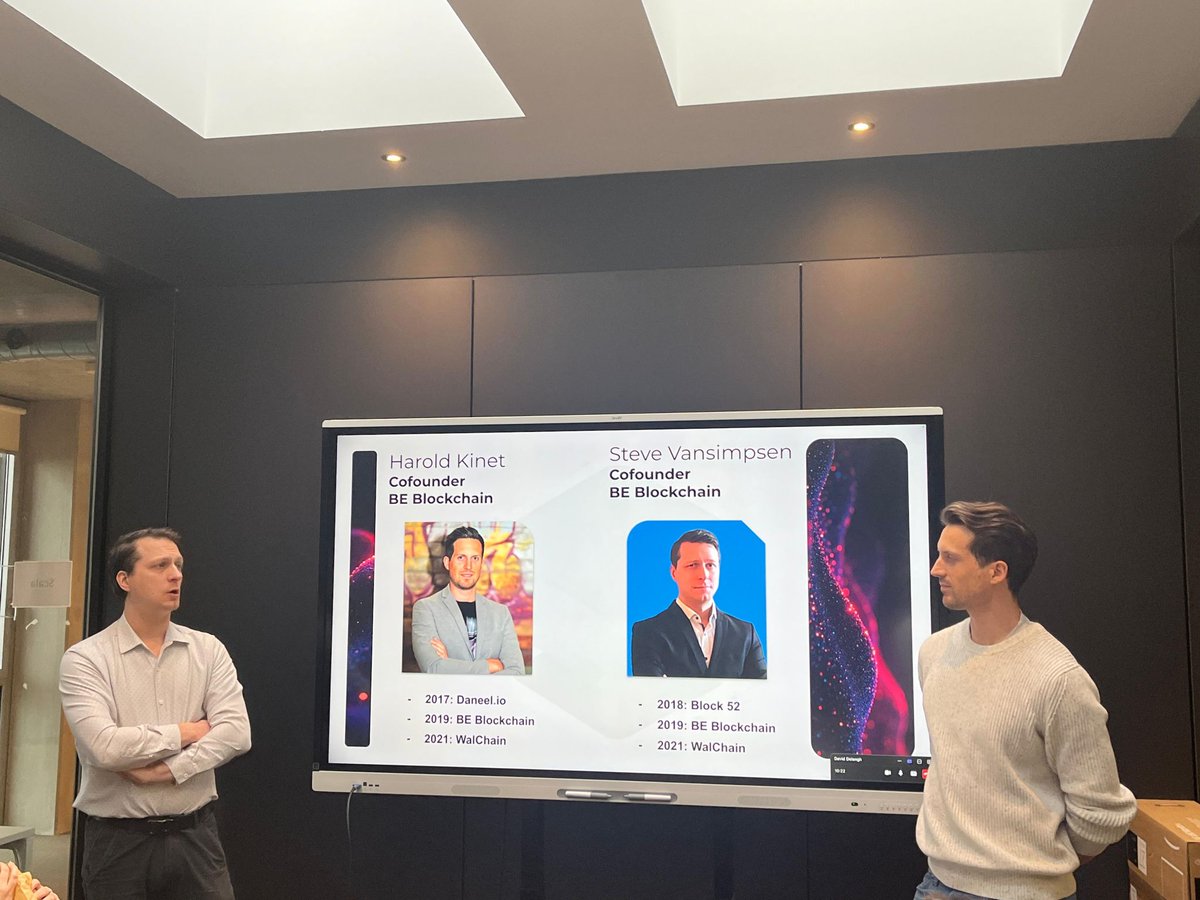 BE Blockchain tweet media