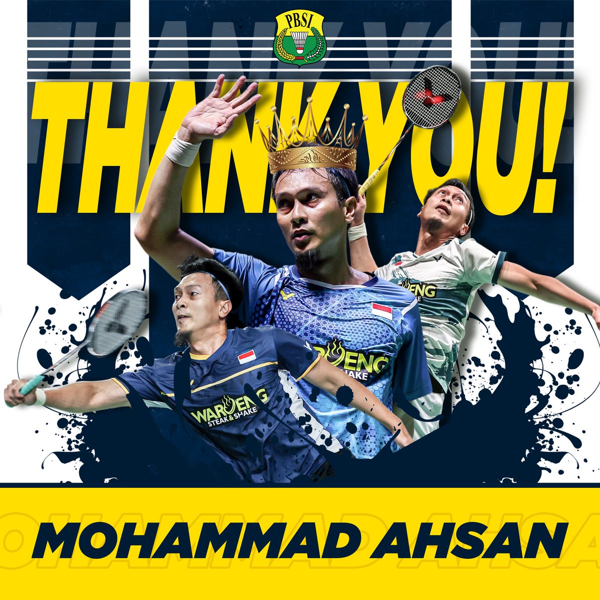 Kamu tidak akan tergantikan, Ahsan ❤️

Terima kasih untuk pengabdian, perjuangan dan prestasi untuk Indonesia. Terima kasih telah selalu mengajarkan arti fair play.

Sampai jumpa di Indonesia Masters 2025.

#MohammadAhsan #Retirement #BadmintonIndonesia