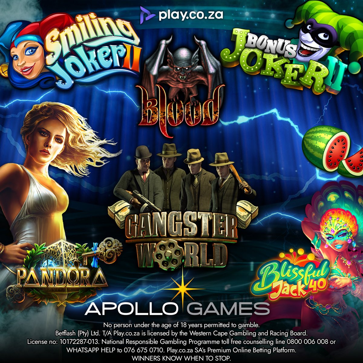 play_coza's tweet photo. 🎉 Big news! Apollo Games have landed at https://t.co/dtSgQ4MPjX! 🎰✨
From Smiling Joker II to Gangster World, explore epic games and endless thrills. 🔥 Play now and let the fun begin! 🚀
#Playcoza #ApolloGames #Slots #BetOnSlots #WinnersKnowWhenToStop https://t.co/Z6U2qQ44Wy