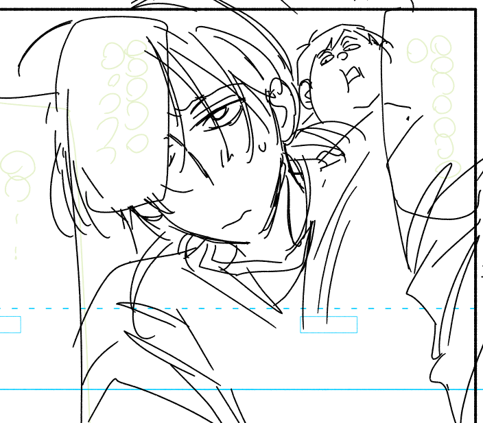 いい顔描けた(右) 