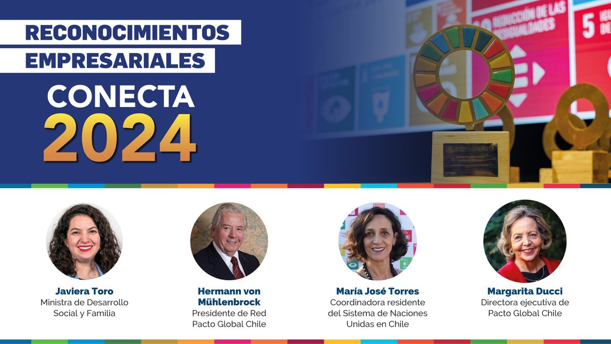 📢 ¡Hoy es el gran día! 

Te invitamos a seguir con nosotros la ceremonia de los Reconocimientos Empresariales #Conecta2024, donde destacaremos iniciativas empresariales por su aporte a los ODS.

⏰ 17:00 hrs.
