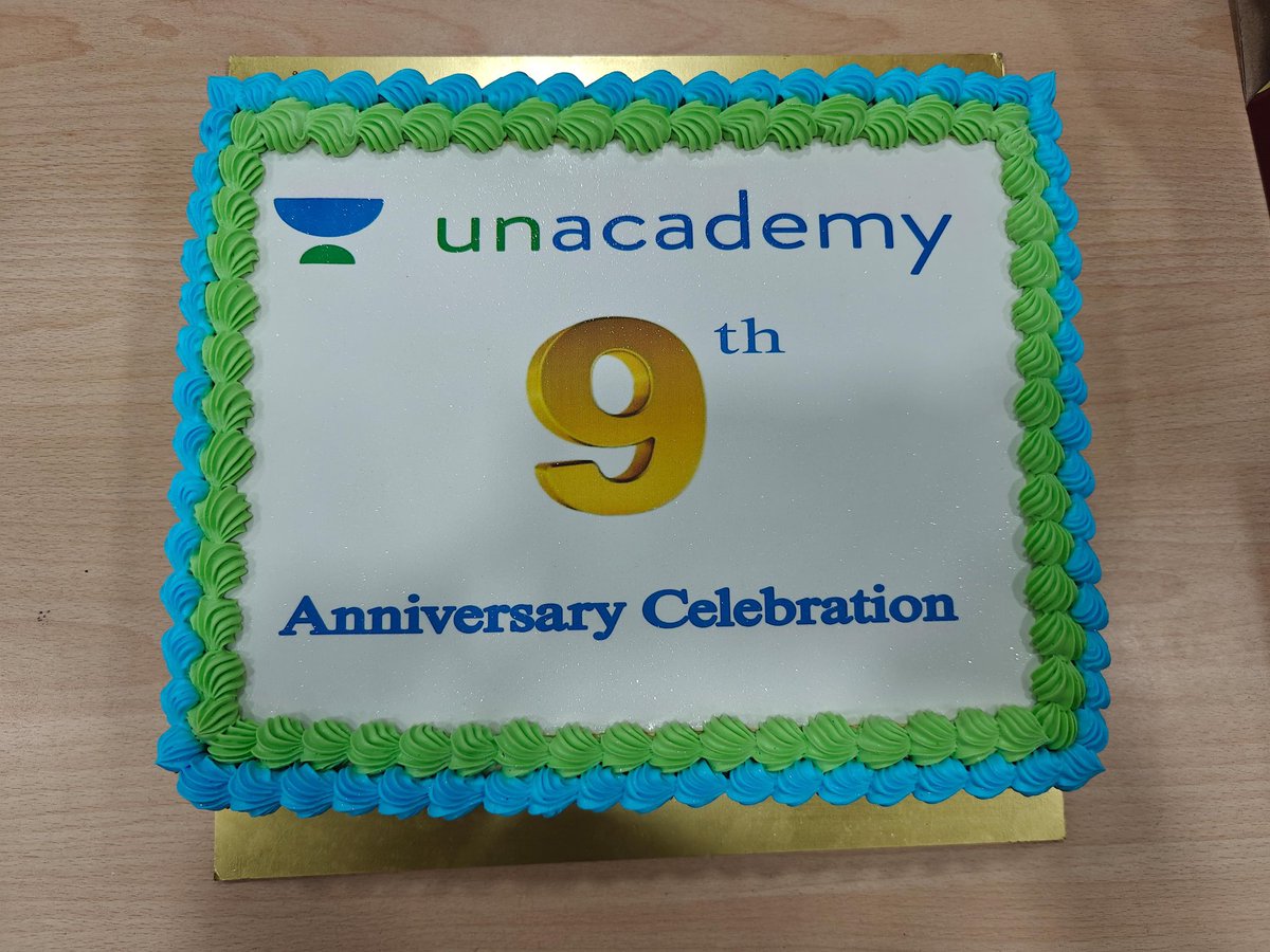 AastikUdenia's tweet image. Unacademy at 9!!

Wishing Everyone at Unacademy a very very happy 9th anniversary.

It’s been a pleasure to be a part of such an esteemed organisation

Unacademy Raipur a family that works together enjoys together and lives together.

Raipur banega no. 1
 
#letscrackit #unacademy