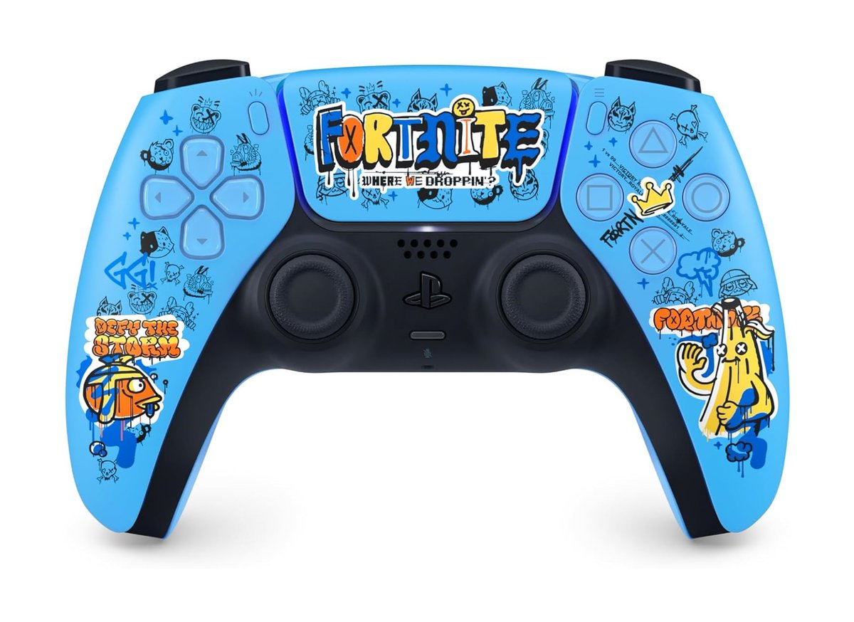 TechInStockUK's tweet photo. Fortnite Limited Edition PS5 DualSense 🏷️ £74.99

In Stock 🟢 PS Direct 🇬🇧 🛒 https://t.co/hRT2ggbMZH

price + stock can change daily #PSDirect ad

#Fortnite #Twitch #PlayStation30thAnniversary #PS5 #Gaming #PS5Pro #PlayStation #GTA6 #HolidayGifts #HolidayShopping #LimitedEdition https://t.co/QLasrlO3Gr