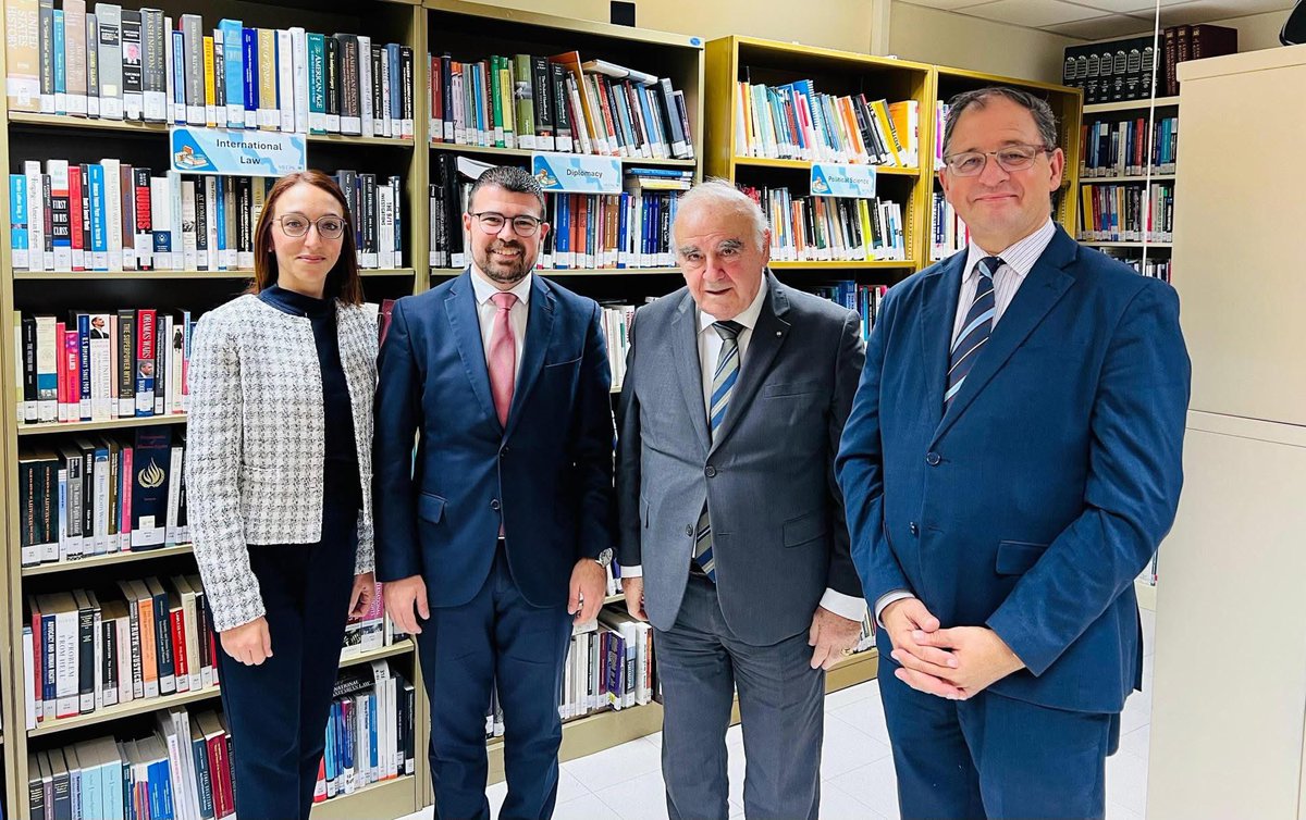 Mediterranean Academy of Diplomatic Studies MEDAC (@medac_malta) on Twitter photo MEDAC Chair President Emeritus, Dr. George Vella & Director Prof. Calleya met with <a href="/servizziewropej/">Servizzi Ewropej f'Malta</a> CEO Mr. Rodrick Zerafa to explore ways of #collaboration. MEDAC Chair President Emeritus, Dr. George Vella & Director Prof. Calleya met with <a href="/servizziewropej/">Servizzi Ewropej f'Malta</a> CEO Mr. Rodrick Zerafa to explore ways of #collaboration.