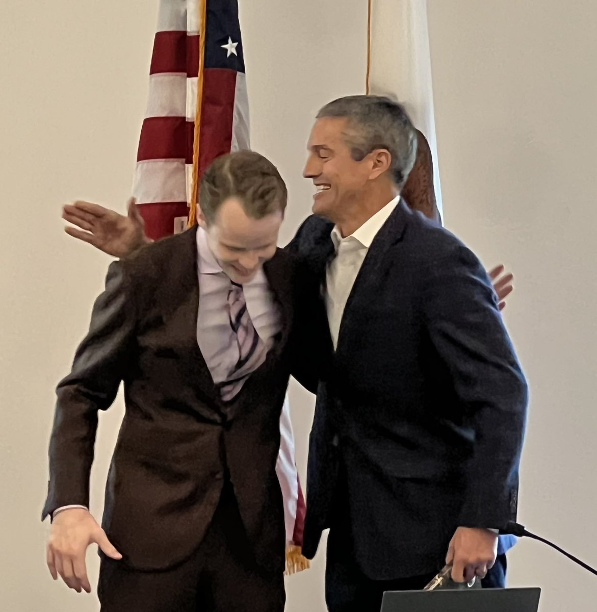 Our work continues!⏫ Proud to swear-in 2 new colleagues recently: Keali’i Bright, our new Undersecretary, and Joe Shea, our new Assistant Secretary for Salton Sea. These leaders bring energy &amp; vision to protect the environment &amp; help Californians thrive. Let’s go!🚀