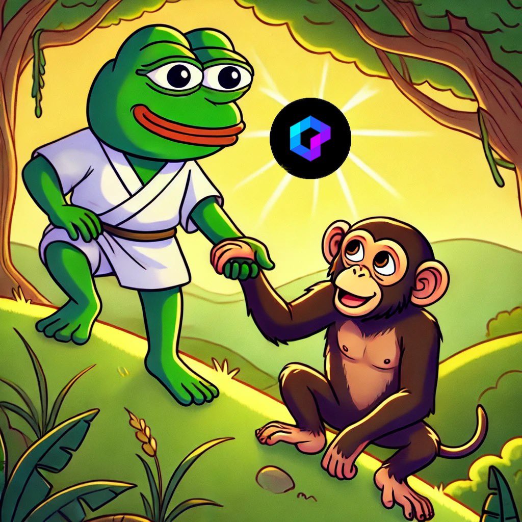 top7661's tweet photo. #Pepe 🐸 and #FORTHBOX Ham 🐵 showcase a heartwarming tale of friendship! 💚 In this moment, $Pepe helps Ham, reminding us that together, we can overcome any challenge. A cheerful yet touching scene of teamwork! ✨ #PepeMeme #HamMeme #Friendship #Teamwork” https://t.co/5h9sBixQDt