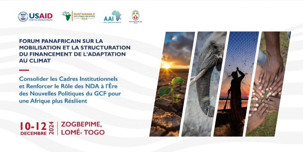 🌍 "L'adaptation au changement climatique nécessite des financements innovants. Le Forum des AND explore des solutions pour une Afrique résiliente et durable. #ForumAND #AdaptationClimatique #FinancementClimatique