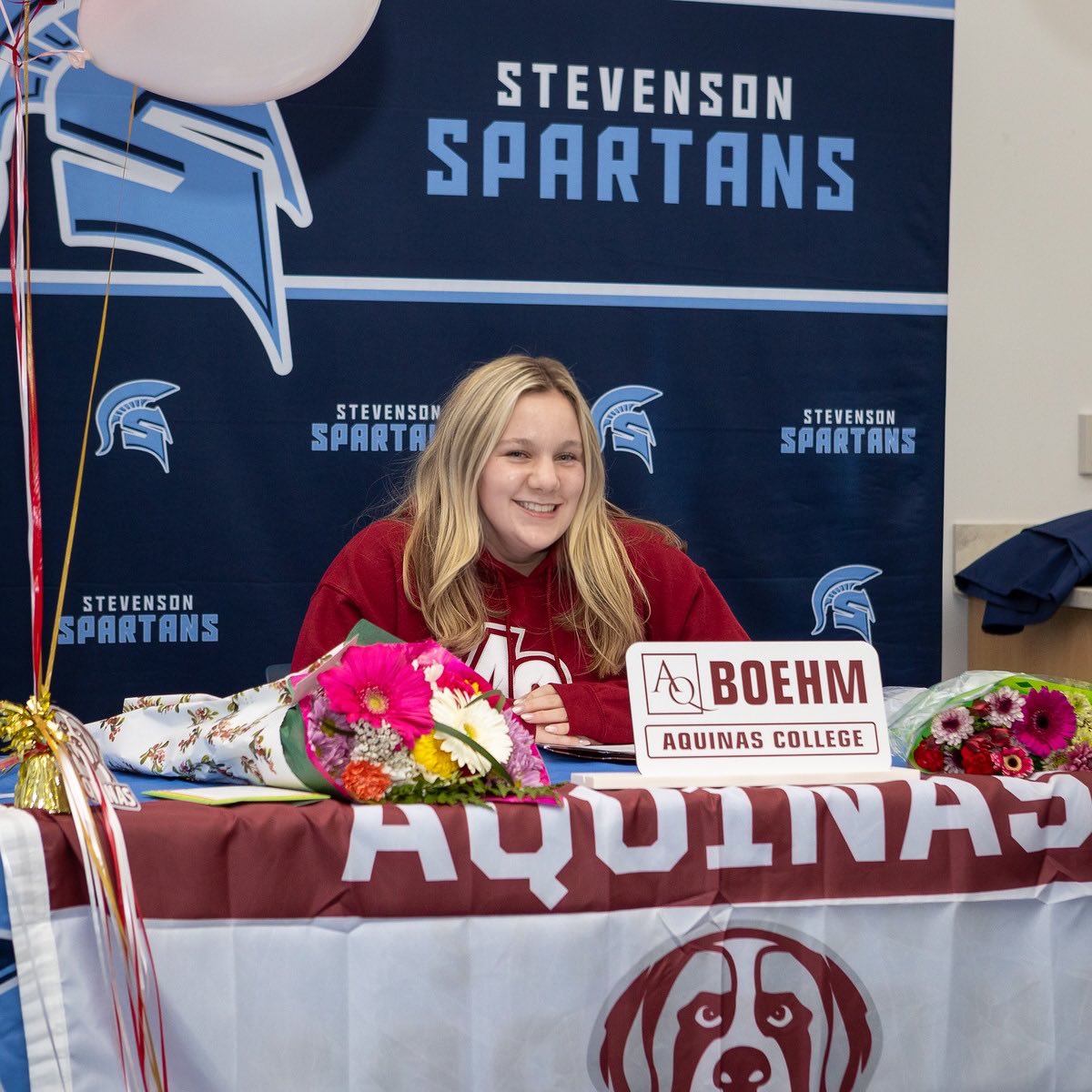 Stevenson Athletics (@spartans_shs) on Twitter photo Great day at Stevenson. Charlotte Boehm signs with Aquinas College to swim. <a href="/LivoniaDistrict/">Livonia Schools</a> <a href="/shs_spartans/">Adlai E. Stevenson High School</a> <a href="/BlueCrew_SHS/">SHS Student Section</a> Great day at Stevenson. Charlotte Boehm signs with Aquinas College to swim. <a href="/LivoniaDistrict/">Livonia Schools</a> <a href="/shs_spartans/">Adlai E. Stevenson High School</a> <a href="/BlueCrew_SHS/">SHS Student Section</a>