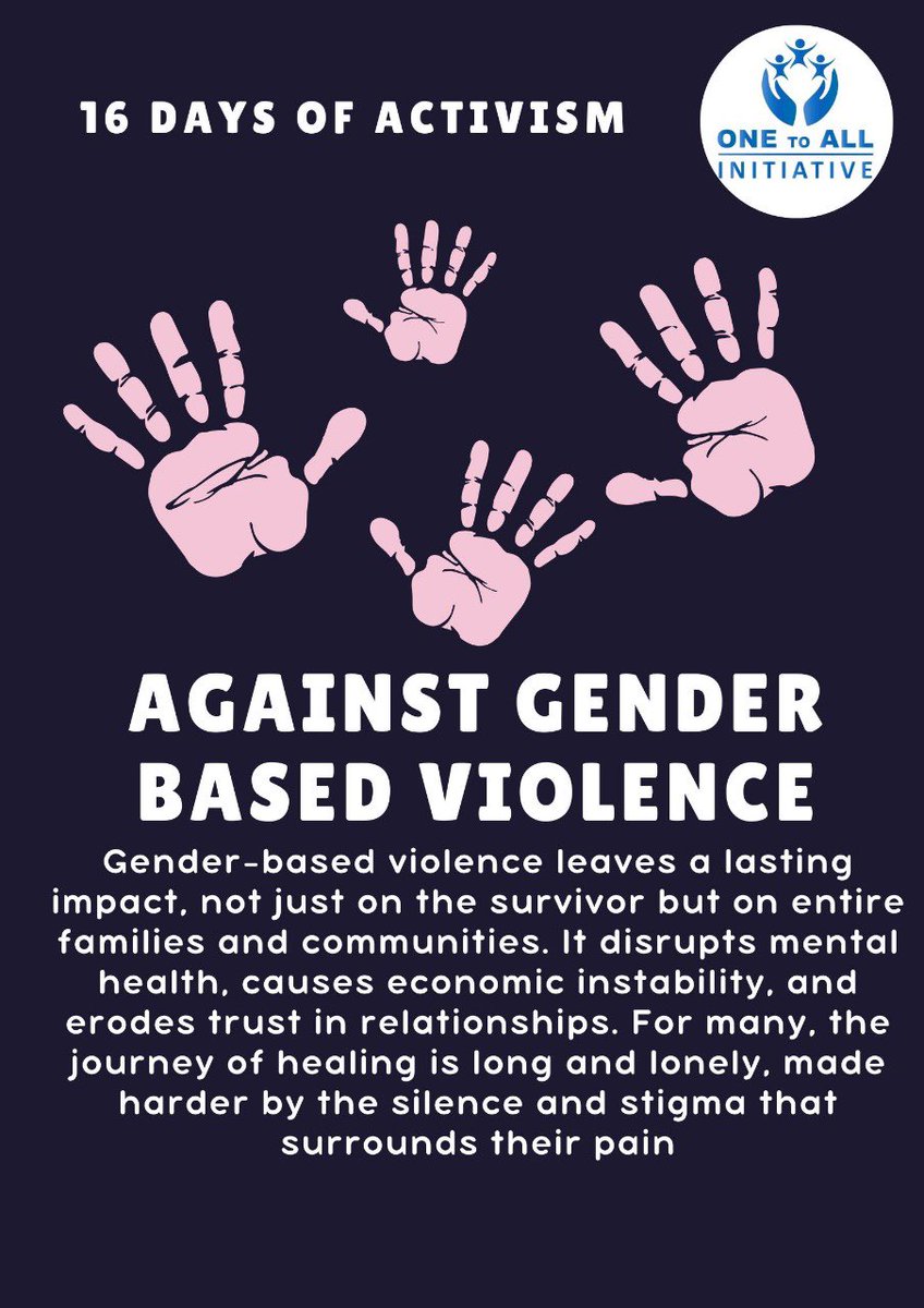 The fight doesn’t stop here. Beyond these 16 days, let us continue to speak out and act against gender-based violence. #HumanRightsDay