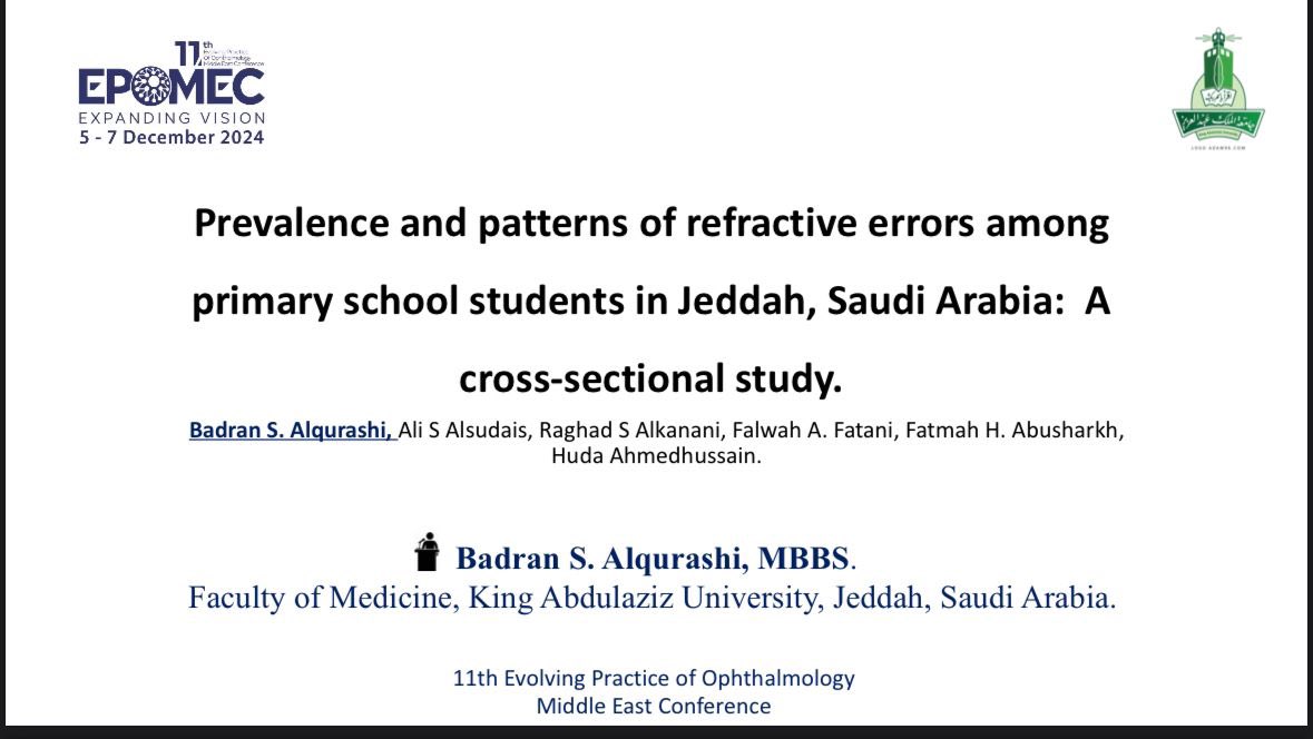 YoungOphthaClub's tweet photo. Dr. Badran  @xaa_3 delivered two oral presentations at #epomec2024 https://t.co/R3zryt6wwo