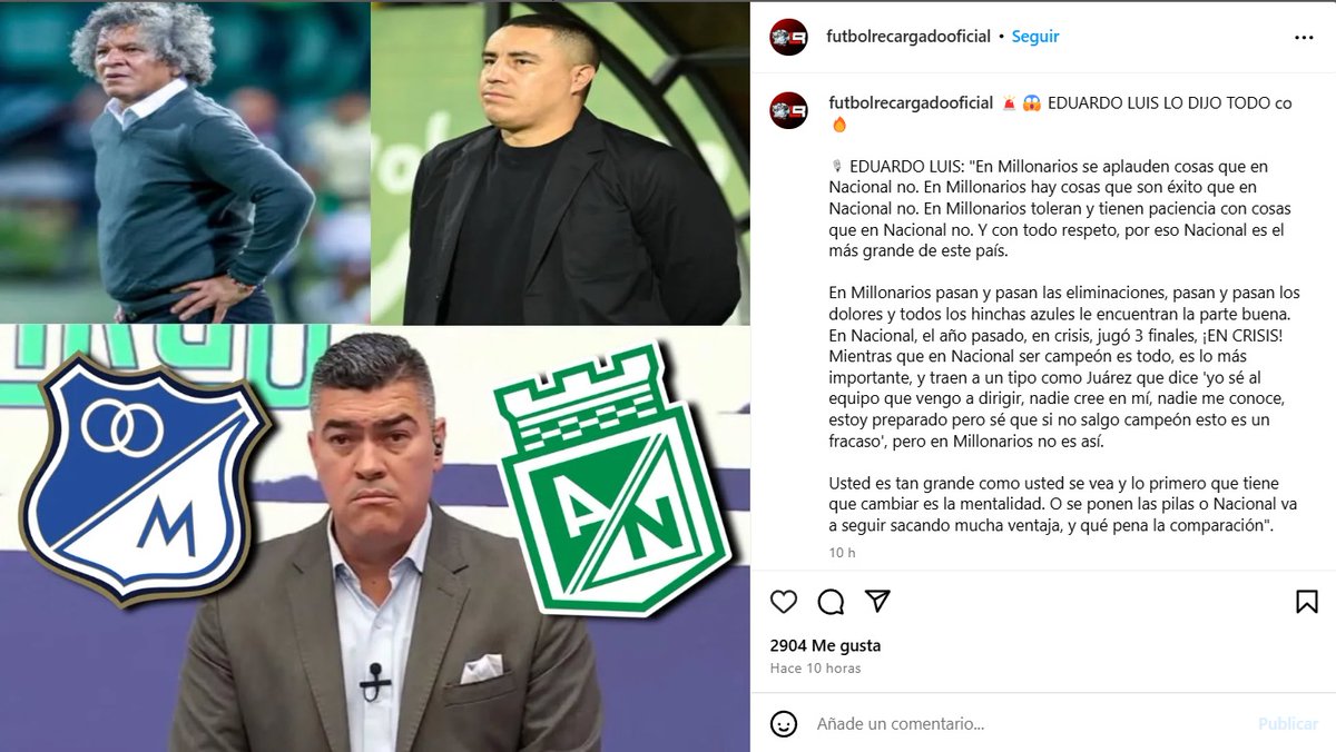 Hinchas Millonarios tweet media