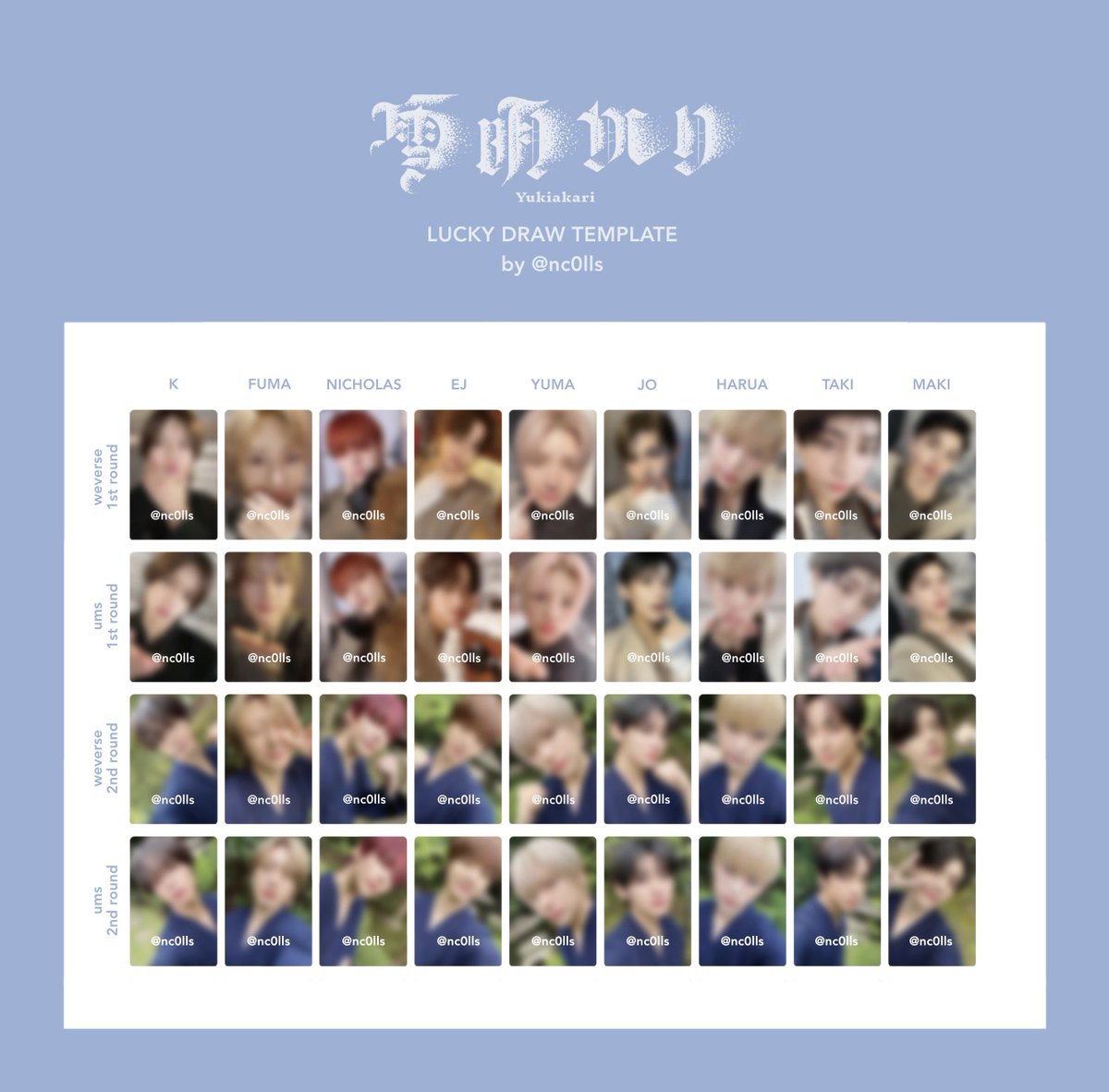 &amp;TEAM - &amp;TEAM  雪明かり ユニットサイン会 トレカHARUA TAKI MAKI &TEAM 2nd ALBUM『雪明かり (Yukiakari)』発売記念「ユニット