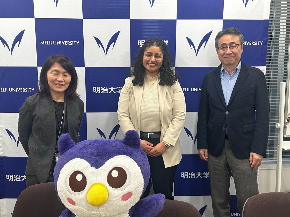 Délégation de <a href="/universitereims/">Université de Reims Champagne-Ardenne</a> au Japon🇯🇵
Rencontre avec la Vice-Présidente de <a href="/Meiji_Univ_PR/">明治大学</a> #Tokyo et le co-organisateur du séminaire franco-japonais de droit public à l’URCA en 2019
De belles perspectives pour renforcer une coopération initiée en 1994🌏✨#PartenariatAcadémique