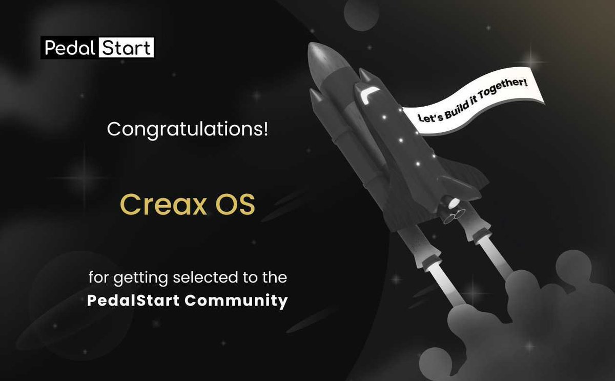 Creax_OS's tweet photo. Excited to share that we are part of @pedal_start , we will be building CreaxOS together.

Empowering Content Creators ✨

#startup #creaxos #venture https://t.co/Hgvuwtd4ht