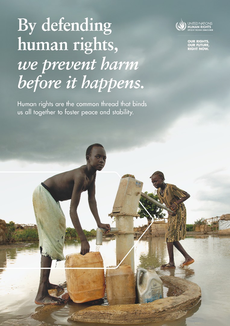 On #HumanRightsDay we reaffirm our commitment to promoting peace &amp; security, &amp; the protection of vulnerable communities. Let's effectively address #CRSV, end the cycle of human rights abuse in conflict zones, &amp; uphold human dignity in Africa. #StopAbuse #OurRightsOurFuture