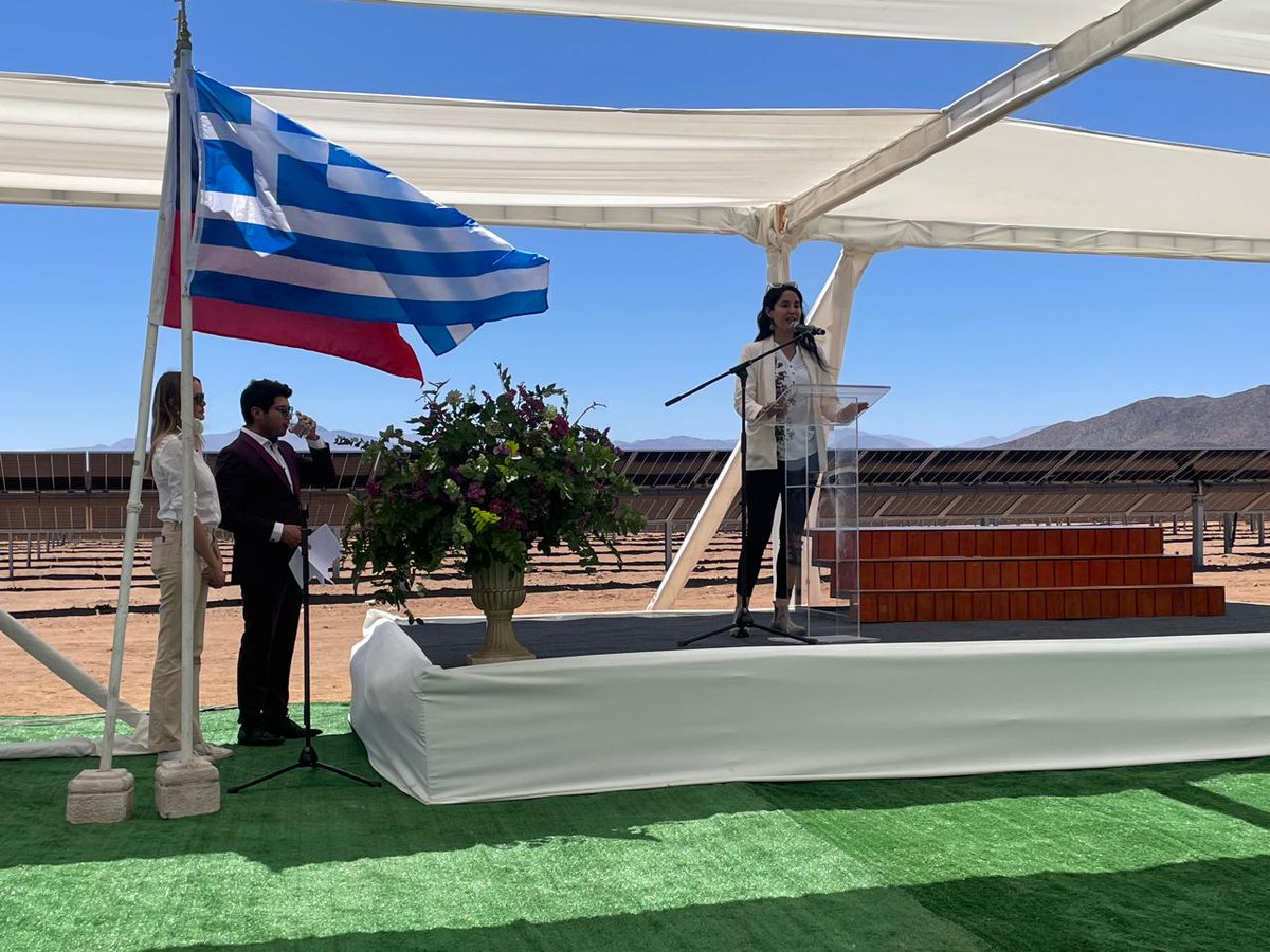 Estuvimos en la inauguración del Parque Solar #Tamarico en #Vallenar, desarrollado por nuestros socios Metlen Energy &amp; Metals. ☀️

Con una capacidad de 167 MW, 291.000 paneles solares, este parque solar permitirá proveer energía renovable a 200.000 hogares.👏