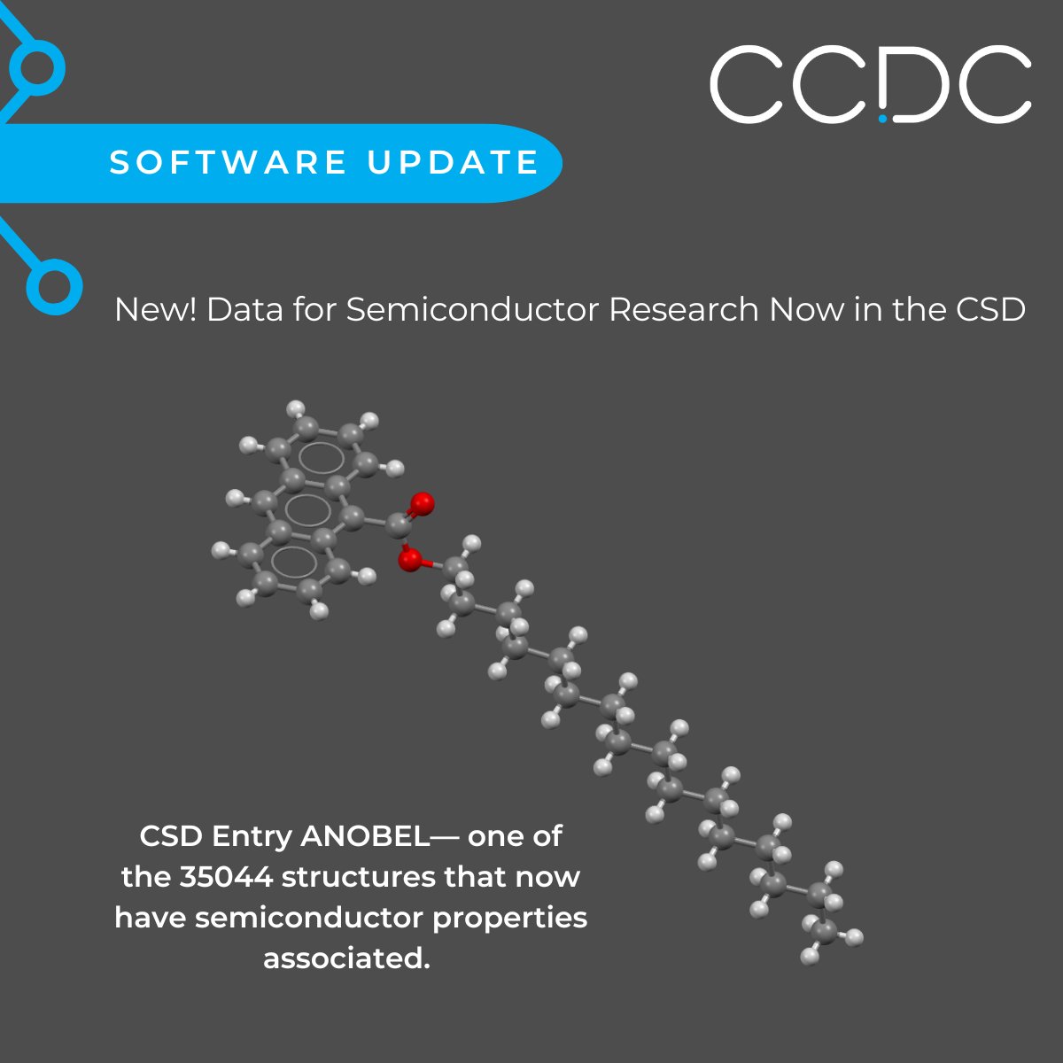 A range of properties important to semiconductors, including dynamic disorder and the HOMO/LUMO gap, have been added to thousands of structures in the Cambridge Structural Database.

Learn more in the blog at ccdc-info.com/3VvkNxT

#Crystallography