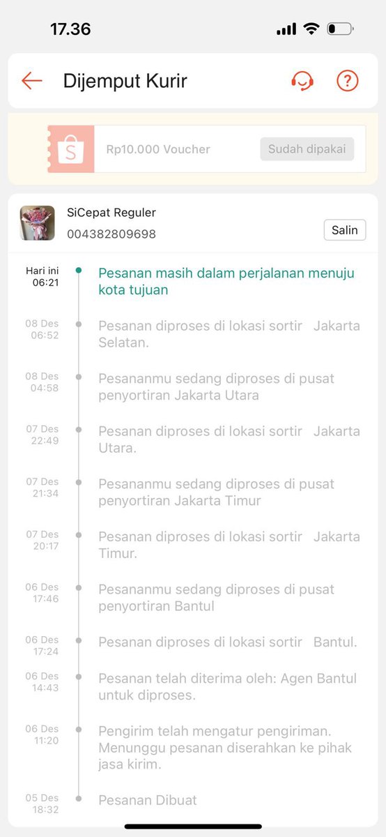 thehonouredonee's tweet photo. @sicepat_ekspres min, ini paket kapan sampe ya? besok eventnya nih https://t.co/1HxN4SXInL