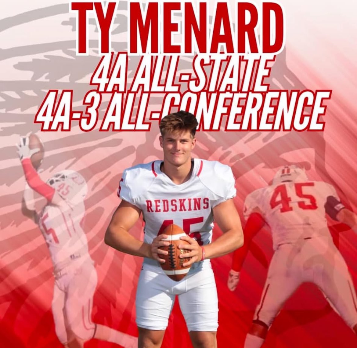 Thank you to all the people who helped me reach my goals and awards along the way. And this is only the first of many more years of football to come!!!!💪🏻🔥
<a href="/Coach_JMWard/">Jamie Ward</a> 
<a href="/Coach_Hibbard/">Deryk Hibbard</a> 
<a href="/Cannon_Davis/">Cannon Davis</a>