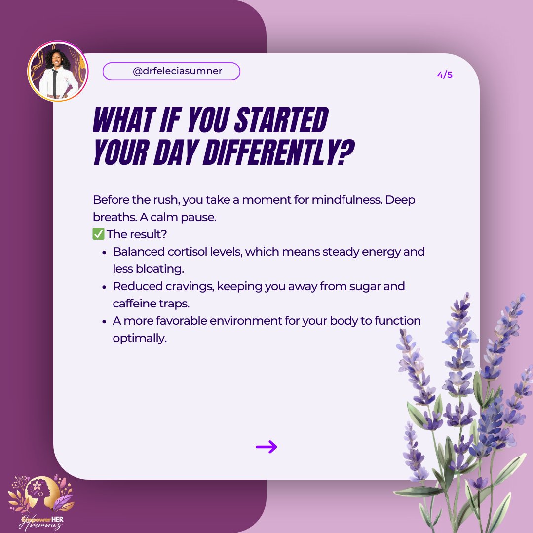 Stress impacts your body as much as your diet! 🌿
Chronic stress spikes cortisol, causing cravings and bloating.
Try mindfulness to balance cortisol and boost energy.
How does stress affect you? 🤔👇
#StressLessLiveMore #HormoneSupport #StressReduction