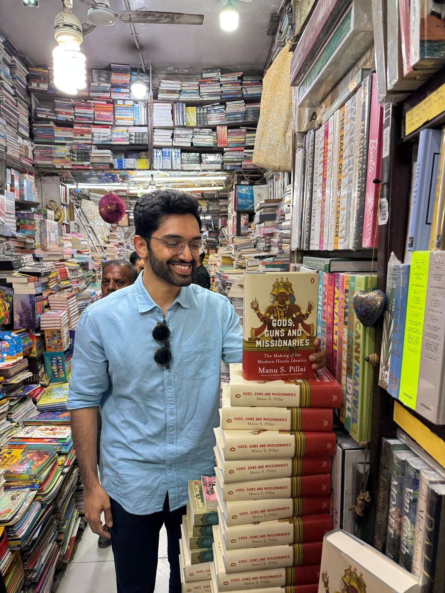 Manu S Pillai (@unampillai) on Twitter photo Self after a day of book-signings in Delhi stores. Tomorrow we officially launch it at IIC at 6PM with <a href="/ShashiTharoor/">Shashi Tharoor</a> and <a href="/mukhoty/">Ira Mukhoty</a>, hosted by <a href="/FoundationPK/">Prabha Khaitan Foundation</a> . Open to all!
Photo from Faqirchand, Khan Market. Self after a day of book-signings in Delhi stores. Tomorrow we officially launch it at IIC at 6PM with <a href="/ShashiTharoor/">Shashi Tharoor</a> and <a href="/mukhoty/">Ira Mukhoty</a>, hosted by <a href="/FoundationPK/">Prabha Khaitan Foundation</a> . Open to all!
Photo from Faqirchand, Khan Market.