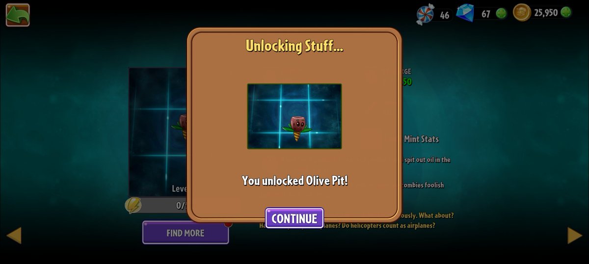 ZOM_ZUN's tweet photo. Oh yeah olive pit unlocked here #Pvz #pvz2 #plantsvszombies2 #Olivepit https://t.co/HGjYuGmIGm