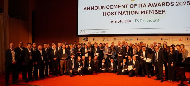 Tunnel_Talk's tweet photo. It was a stellar evening in Genoa https://t.co/7DRj7o3miO at the ITA Awards when trophies were awarded to the winners and Professor Pietro Lunardi was honoured with the ITA Lifetime Achievement Award of 2024. See who took the top prizes. https://t.co/jjMnBCpGEY