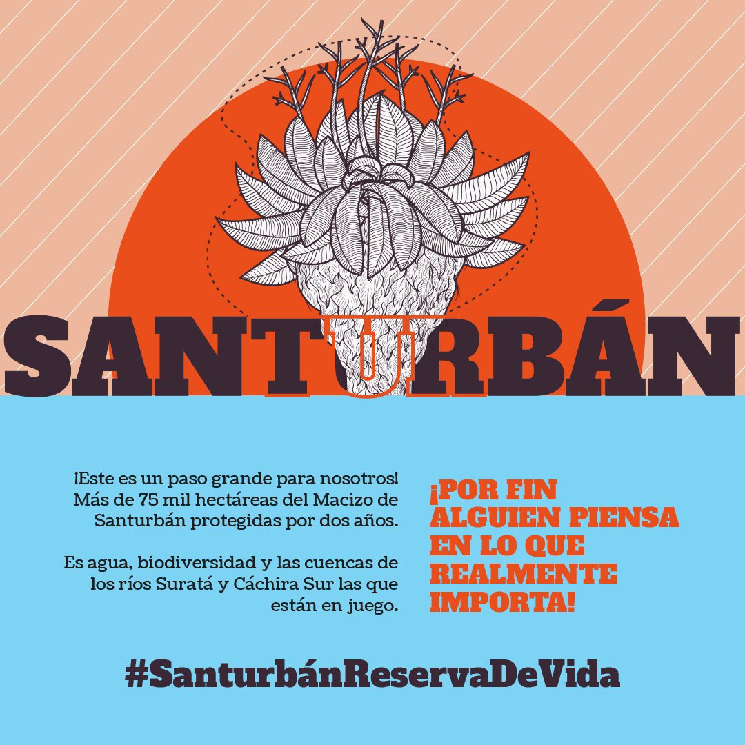 aparra1808's tweet photo. #SanturbánReservaDeVida es una realidad. Durante más de una década la lucha por el paramos contra las transnacionales saqueadoras por fin recibe un respaldo de la institucionalidad colombiana avanzamos hacia la soberanía y la autodeterminación de los pueblos.

@ComiteSanturban 
@GloriaFlorezSI 
@petrogustavo 
@MinAmbienteCo