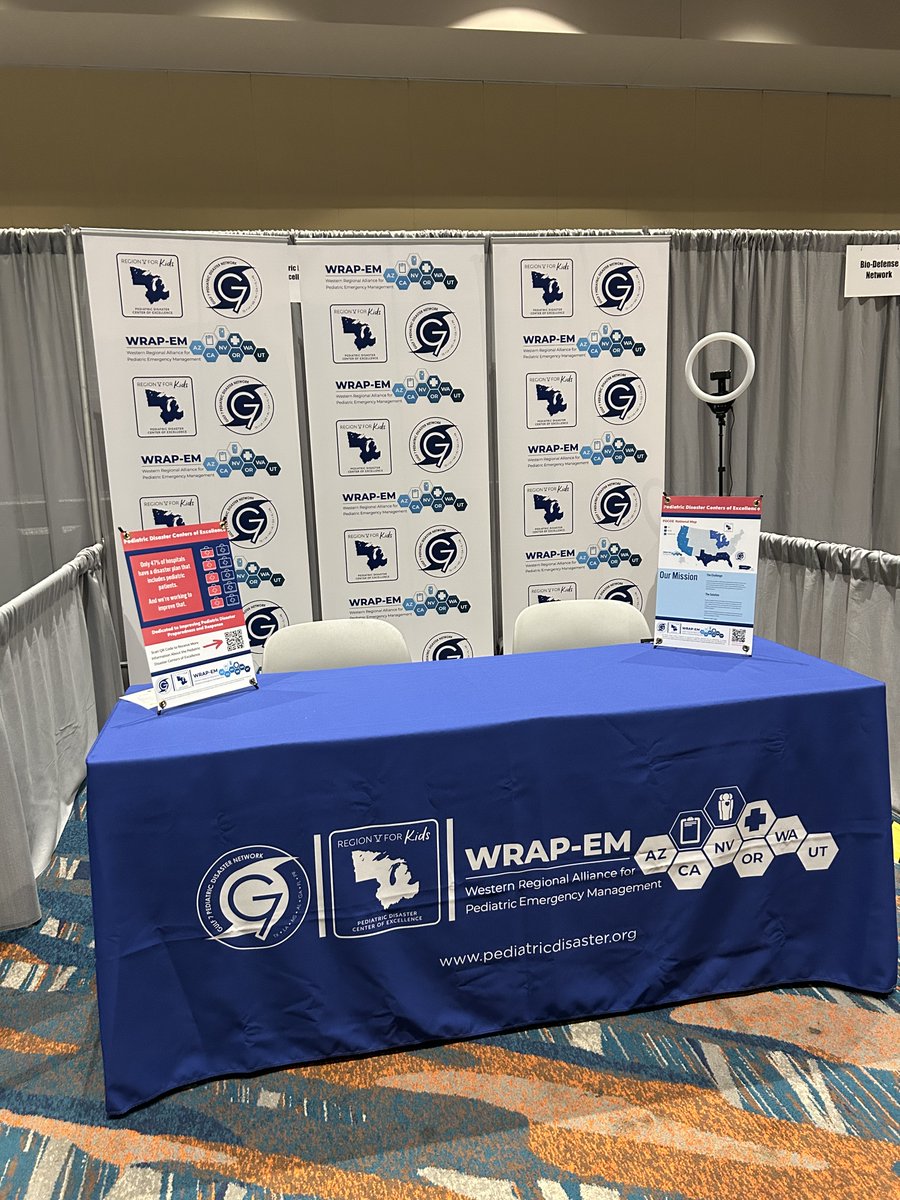 PedDisasterCOE's tweet photo. The PDCOE Team - @RegionVforKids, @TheWRAPEM, and @G7PedsDisaster - is at @HCCoalitions this week in Booth 220. If you're here, stop by and say hello!

#NHCPC24 #PDCOE #RegionVforKids #WRAPEM #Gulf7 https://t.co/AT9Wq3MAd4