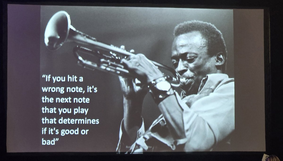 Teaching is like jazz...if something doesn't go right, it's the next moment that matters. #IAG2024 #wrongnoteshappen #makeitbeautiful