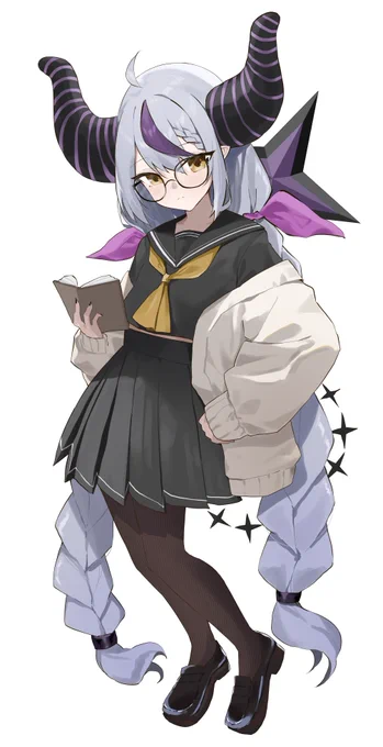#laplus_artdesu文学黒セーラーラプ様 