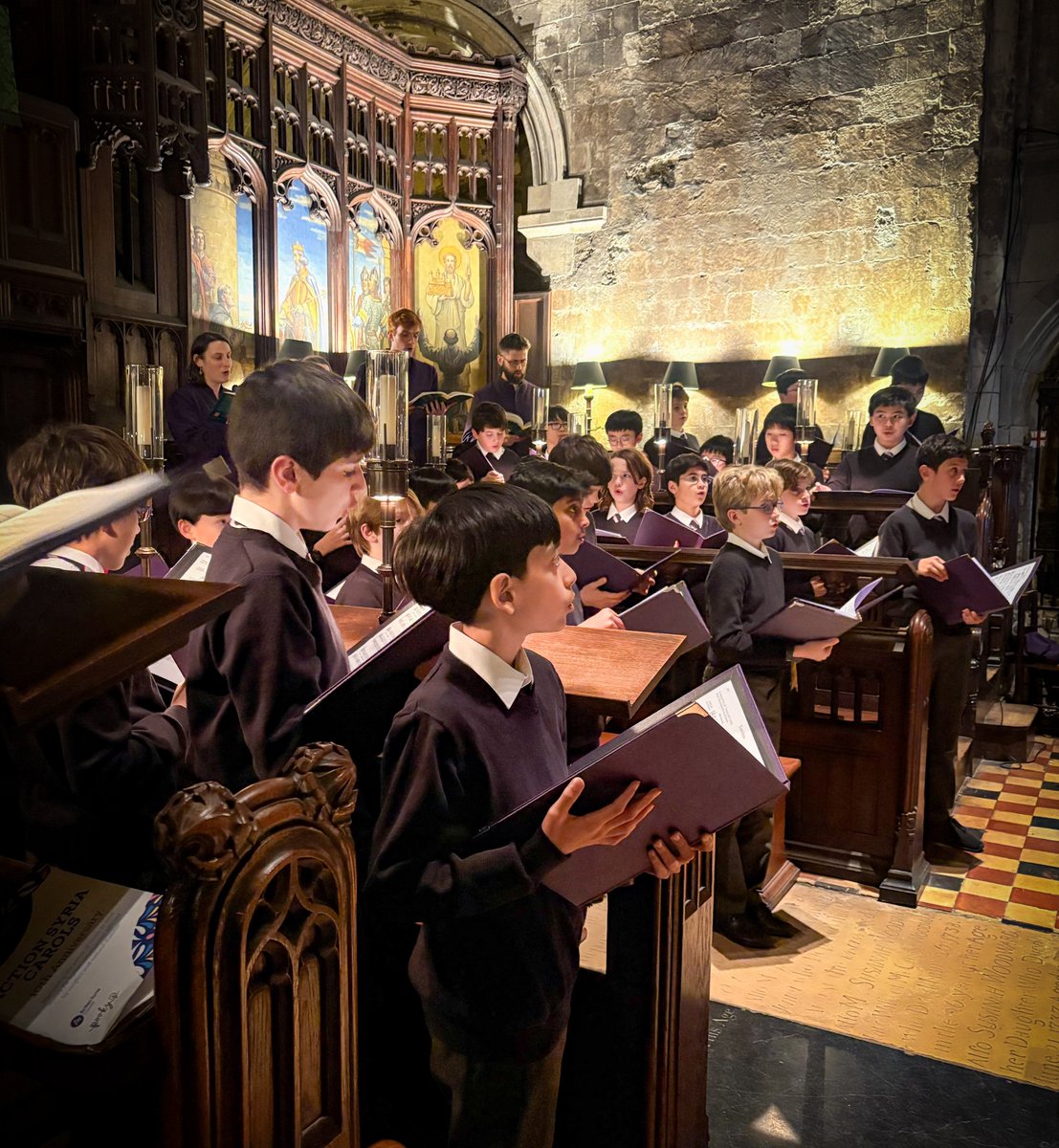 The 10th Anniversary of the Action Syria Carol Service at Bartholomew the Great in Farringdon was a special evening, with the Westminster Boys’ Choir delivering a beautiful performance, including pieces such as In the Bleak Mid-Winter alongside St Bart’s Choir and Peace on Earth.