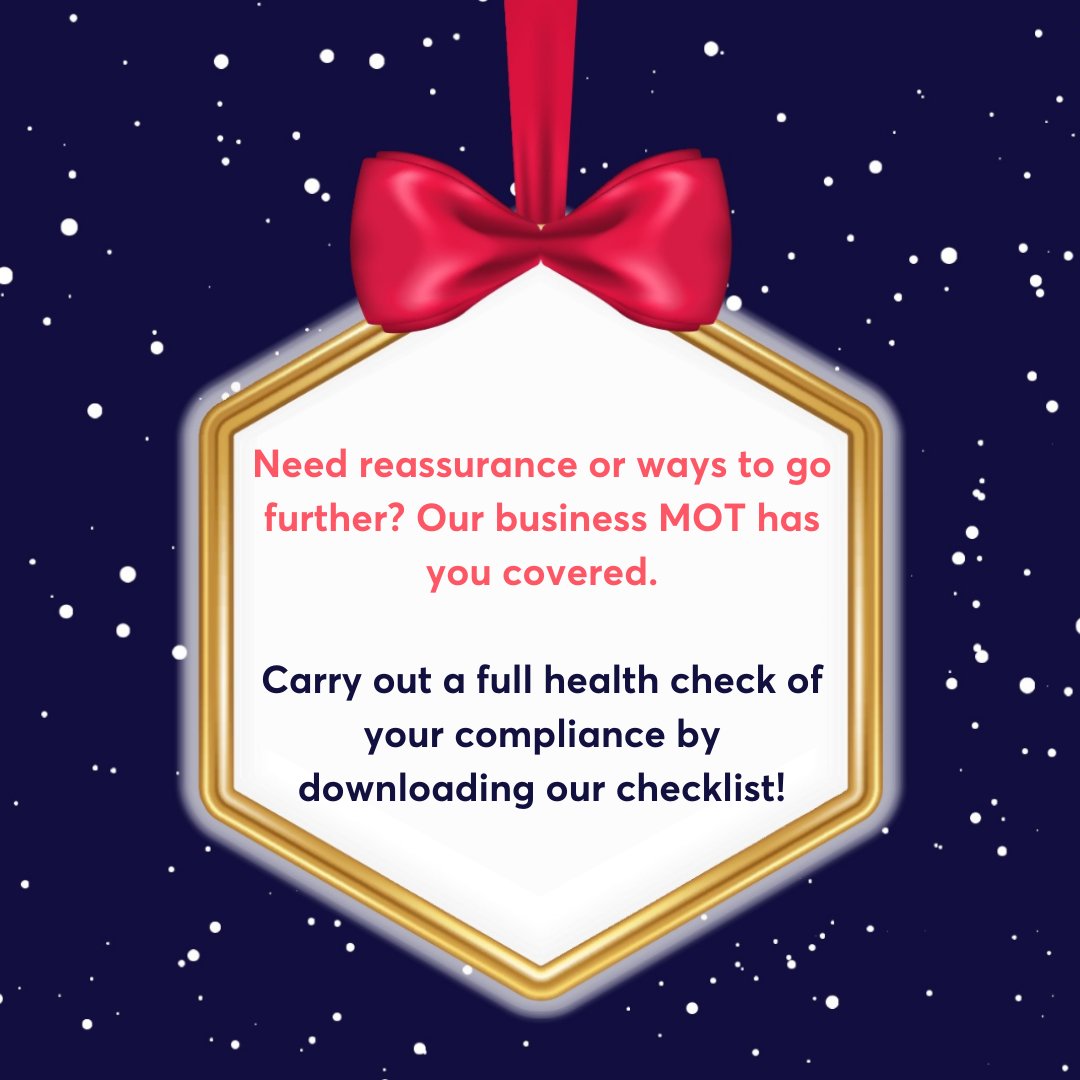 It’s not just your car that needs an MOT, your business might be due a check-up too. Start 2025 off right and carry out a full health check of your compliance. ✅

Download your checklist today: eu1.hubs.ly/H0d-7Fm0

#Checklist