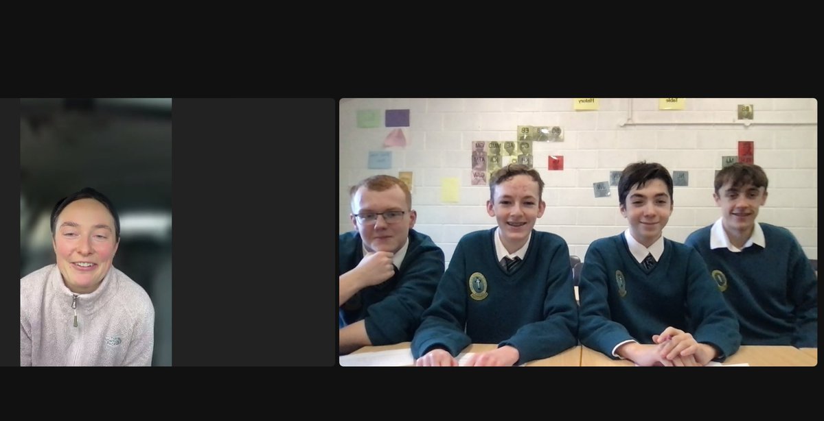 We had a great chat with wildlife biologist Ciara Dolan today! We discussed all things marine life and the impact we are having on the planet 🌍🌊🐠 <a href="/MounthawkMercy/">Mercy Mounthawk</a>