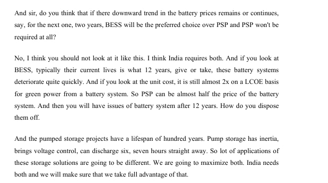 RupakRoyC's tweet image. Efficient use of energy will play crucial for any economies growth 

BESS 

PHS

BESS growth : now 33K MW in 2023 and will touch 42K MW by 2030

whereas PHS : Now 4.6 GW and will achieve 18.9 GW in 2030.

#BESS #PHS