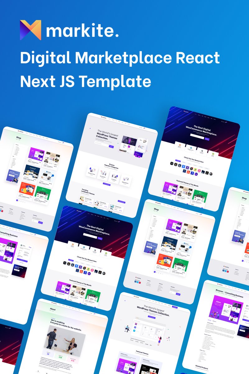 ThemePure_WP's tweet image. 🤔🤔Are you looking to create a stunning digital marketplace that’s fast, responsive, and feature-packed?
🔗Click Here: themeforest.net/item/markit-di…
#Markit #DigitalMarketplace #ReactTemplate #NextJSTemplate #WebDevelopment #EcommerceDesign #TechTemplates #WebDesign