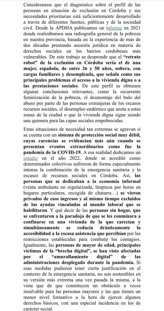 APDHA Córdoba tweet media
