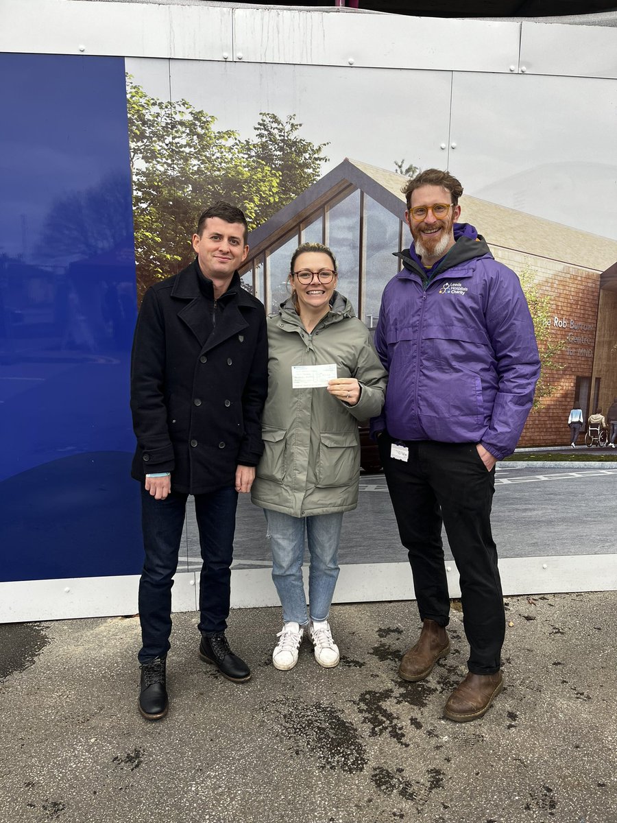 Amazing morning with <a href="/LDShospcharity/">Leeds Hospitals Charity</a> and made even better by seeing <a href="/heyheyjude23/">Jude de Vos</a>, <a href="/IanFlattTDM/">Ian Flatt</a>, <a href="/DediKatieD/">Katie</a> <a href="/Davidmerrick18/">David merrick</a> and meeting <a href="/eskcraig14/">craig eskrett</a> and countless other inspirational people who’ve supported this appeal every step of the way! 💜