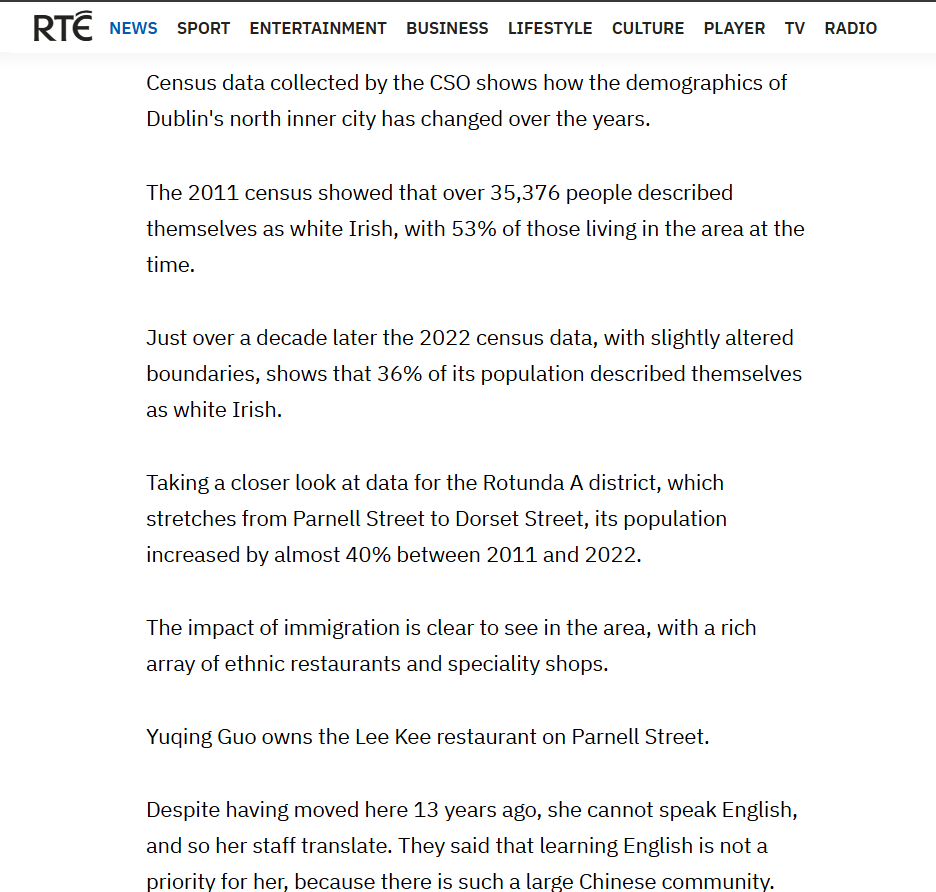 Maximil86429959's tweet image. In 2011 over half of the people on the housing list in North Dublin were foreign nationals. 2022 census data for Dublin's North Inner City revealed that only 36% of the population were described as white Irish. 
#Plantation #Ethnocide #populationreplacement  👇👇👇