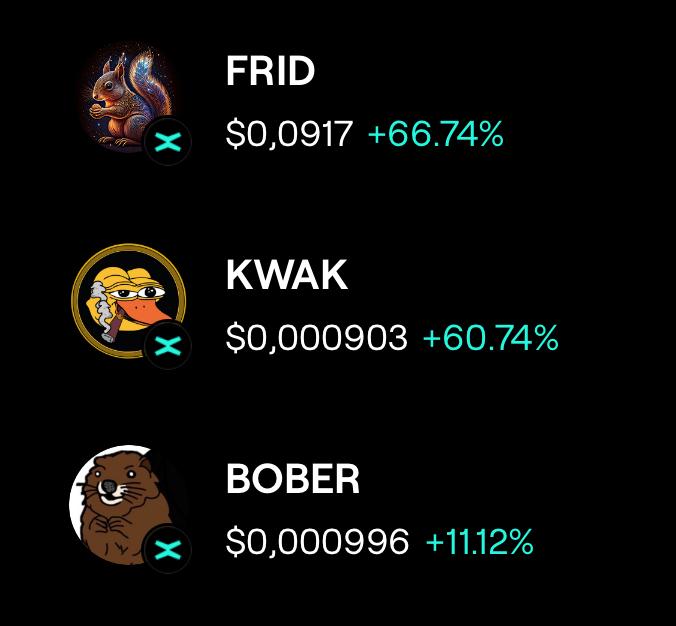 jubaraz_h's tweet photo. Proud to present @FridaSquirrel the biggest meme token on @MultiversX
Built on the $EGLD chain,this meme token is launched and has attained x100 so far from the launch MC and it is still climbing more heights

#FRID #JOJO #JLN #EGLD #JOJORaccoon #multiversx #memeversx #egld #meme https://t.co/YhrljUjFlC