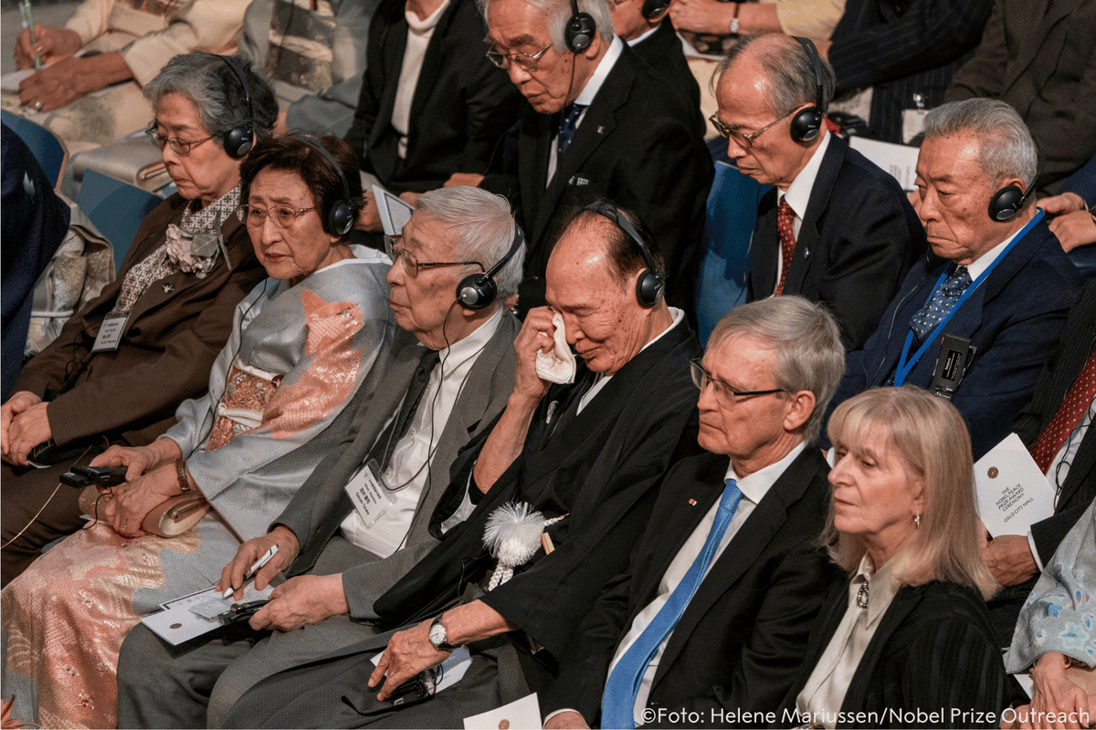 Terumi Tanaka, is one of the survivors of the atomic bombing of Nagasaki. Today he delivered the 2024 Nobel Peace Prize lecture on behalf of the organisation Nihon Hidankyo, which has steadfastly worked towards eliminating nuclear weapons and reminding the world of the horrific