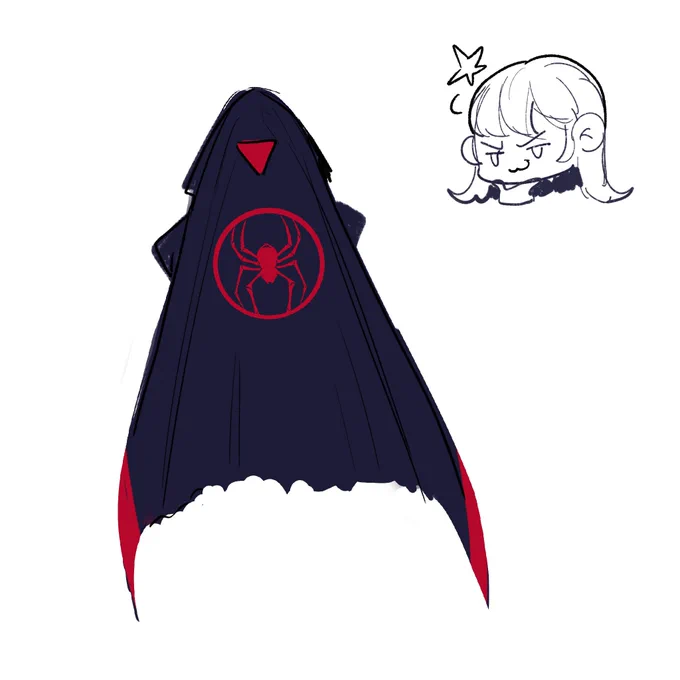 The symbol has moved to the back of her. It might change in the future. Honestly, there's more detail to it, but I'm kinda lazy.