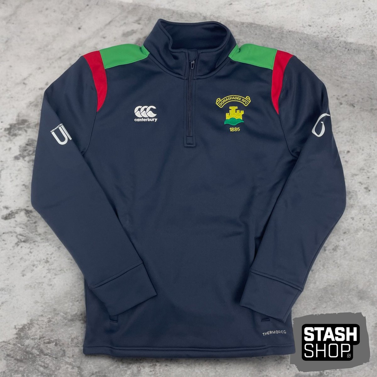 #throwback to 2023 - Bespoke Canterbury Thermal 1/4 Zip for Donaghadee RFC
#canterbury #rugby #teamwear #stashshop
