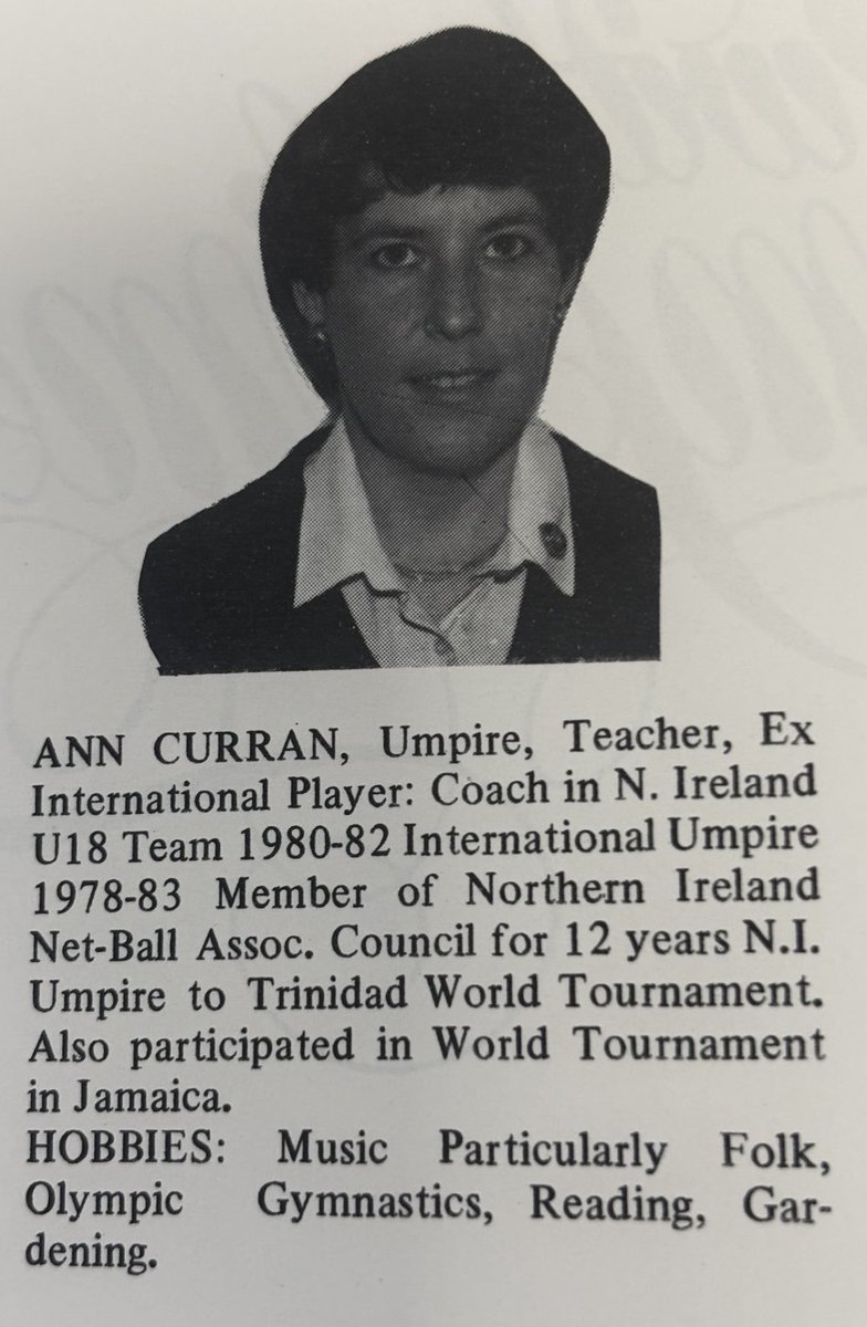 Remembering Ann Curran 💚

Alongside the netball family in Northern Ireland and beyond, we are mourning the passing of a genuine netball legend, Ann Curran. 

Our thoughts are with those closest to her. 

Read more about Ann 👇
netballni.org/netball-ni-rem…