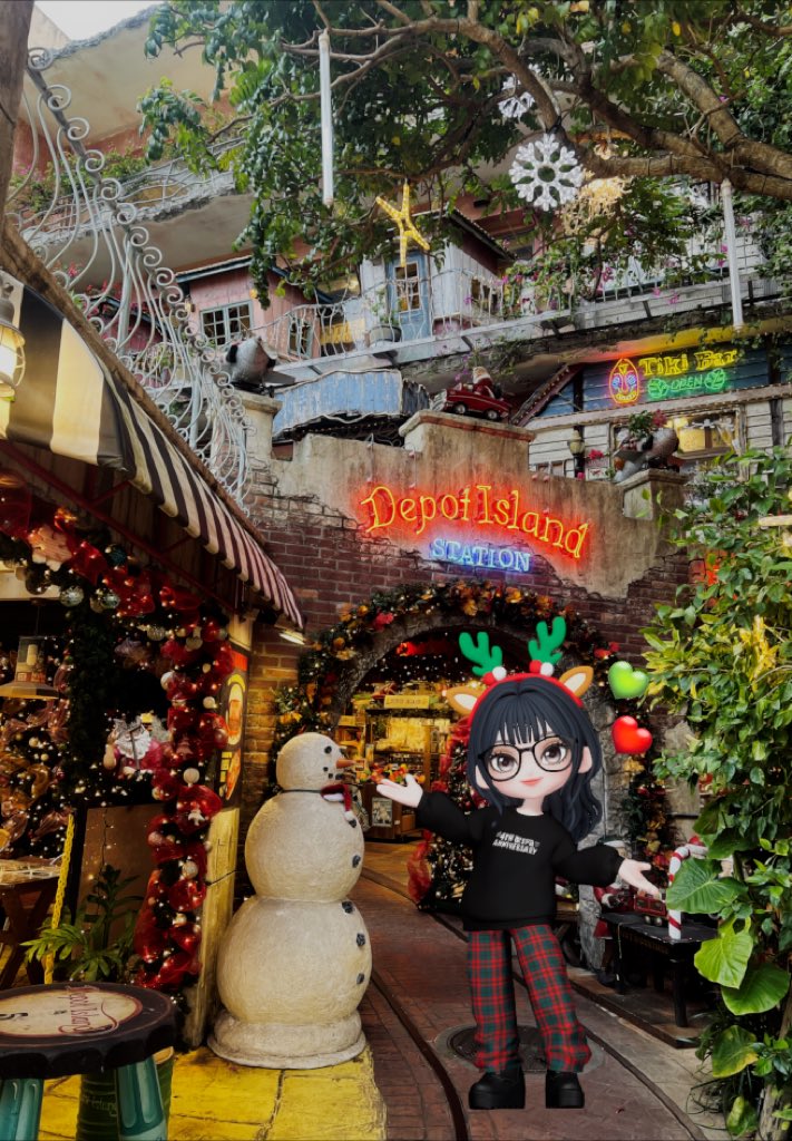 i_am_watasi's tweet photo. カリナさんとアメリカンビレッジデート🎅🏻🎄🧣💖
#aespamates、#supermates、#ChristmasEvent https://t.co/ZFufLuZfxw