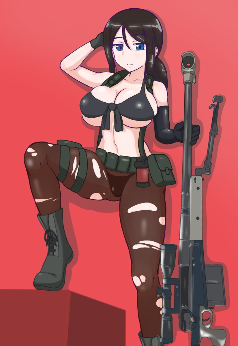 #AIは銃描けないからTLを銃持った絵で一杯にしようぜ 